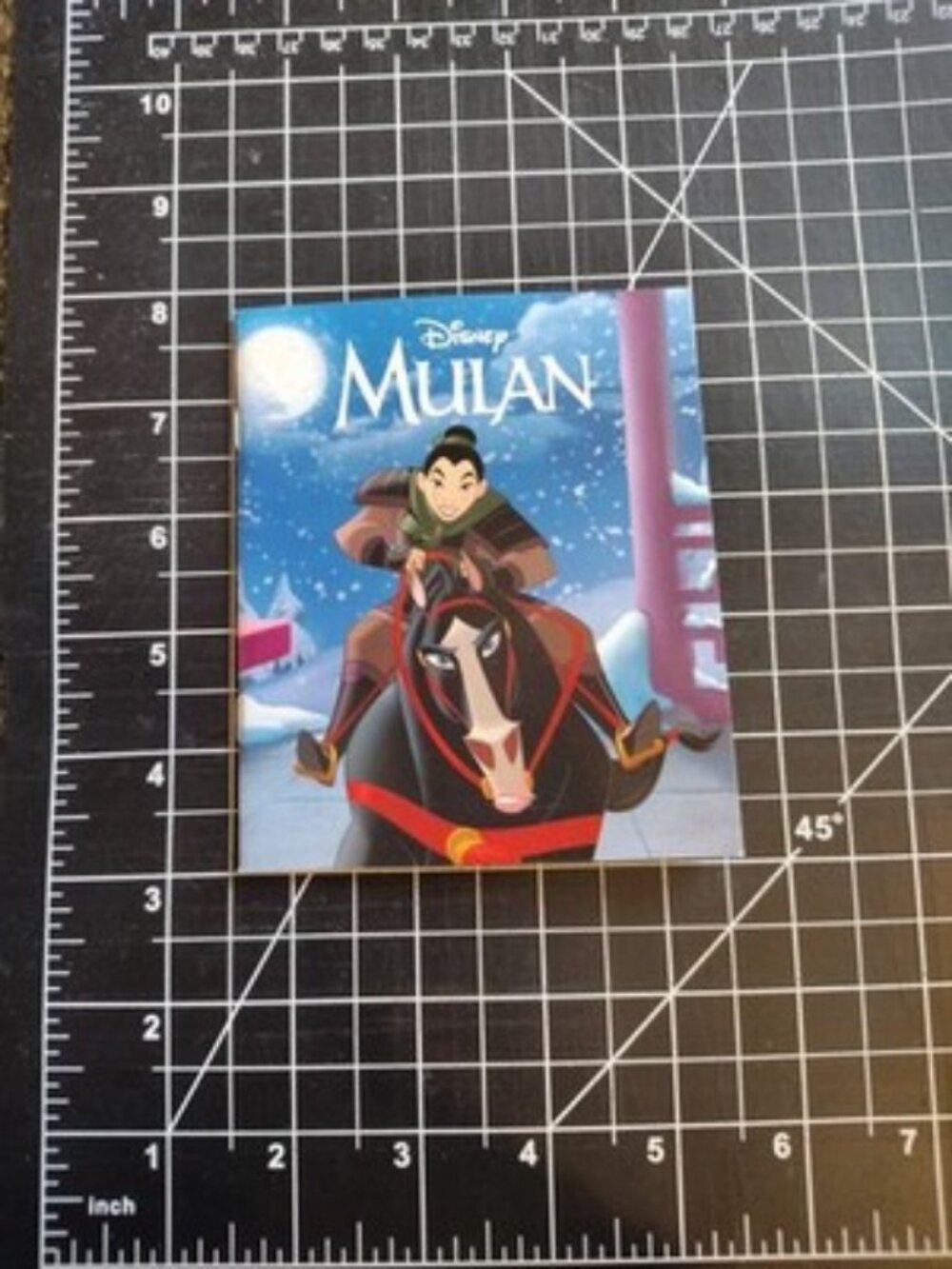 Disney Advent Calendar Many Book Autumn Publishing Mulan
